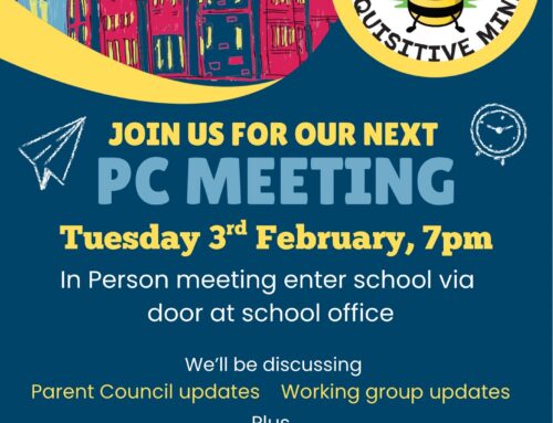 Parent Council Meeting Feb 3rd 7pm @ School