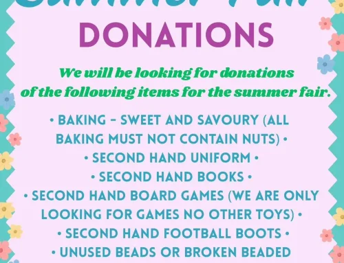 Summer Fair Donations